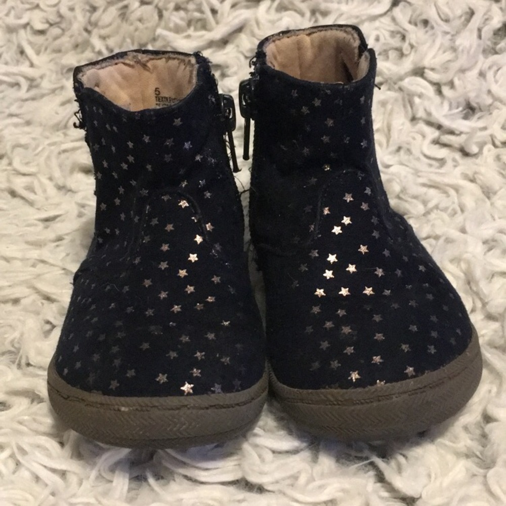 Navy Booties